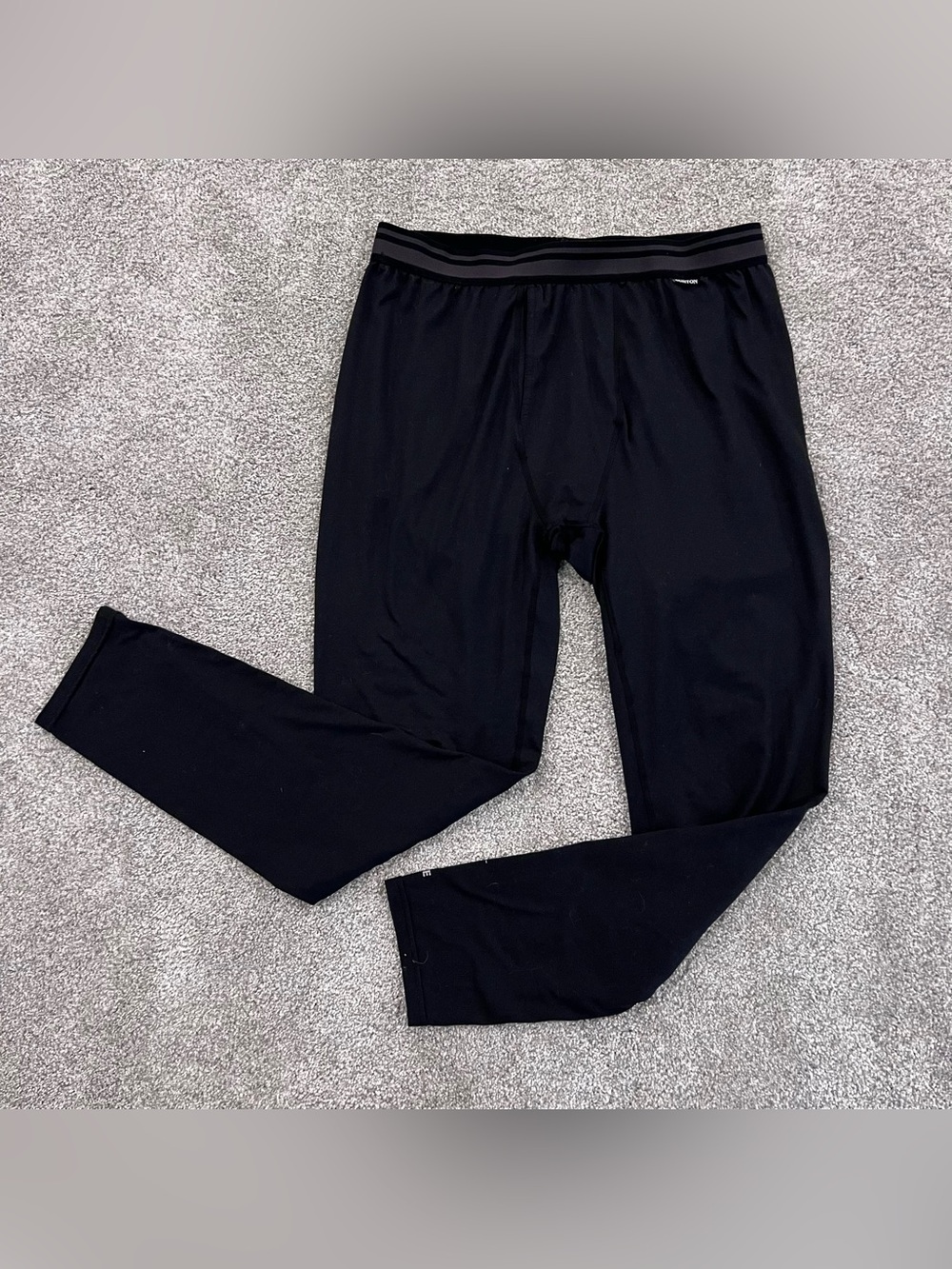 Burton DryRide Men’s Medium BaseLayer Pants Black  Ski Quick Dry Lightweight ,
